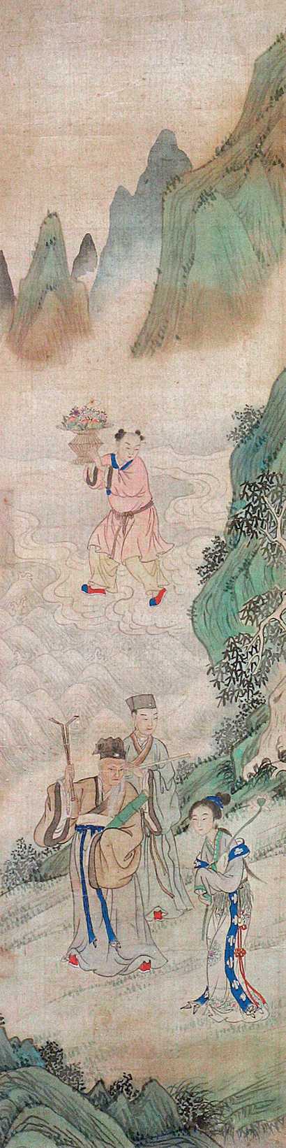 佚名 神仙传 立轴